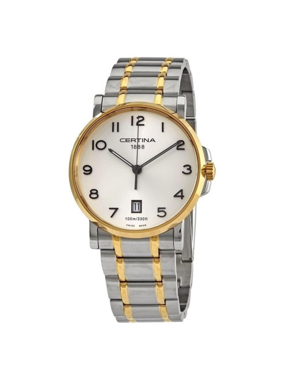 NWT Certina DS Caimano Quartz Silver Dial Men's Watch